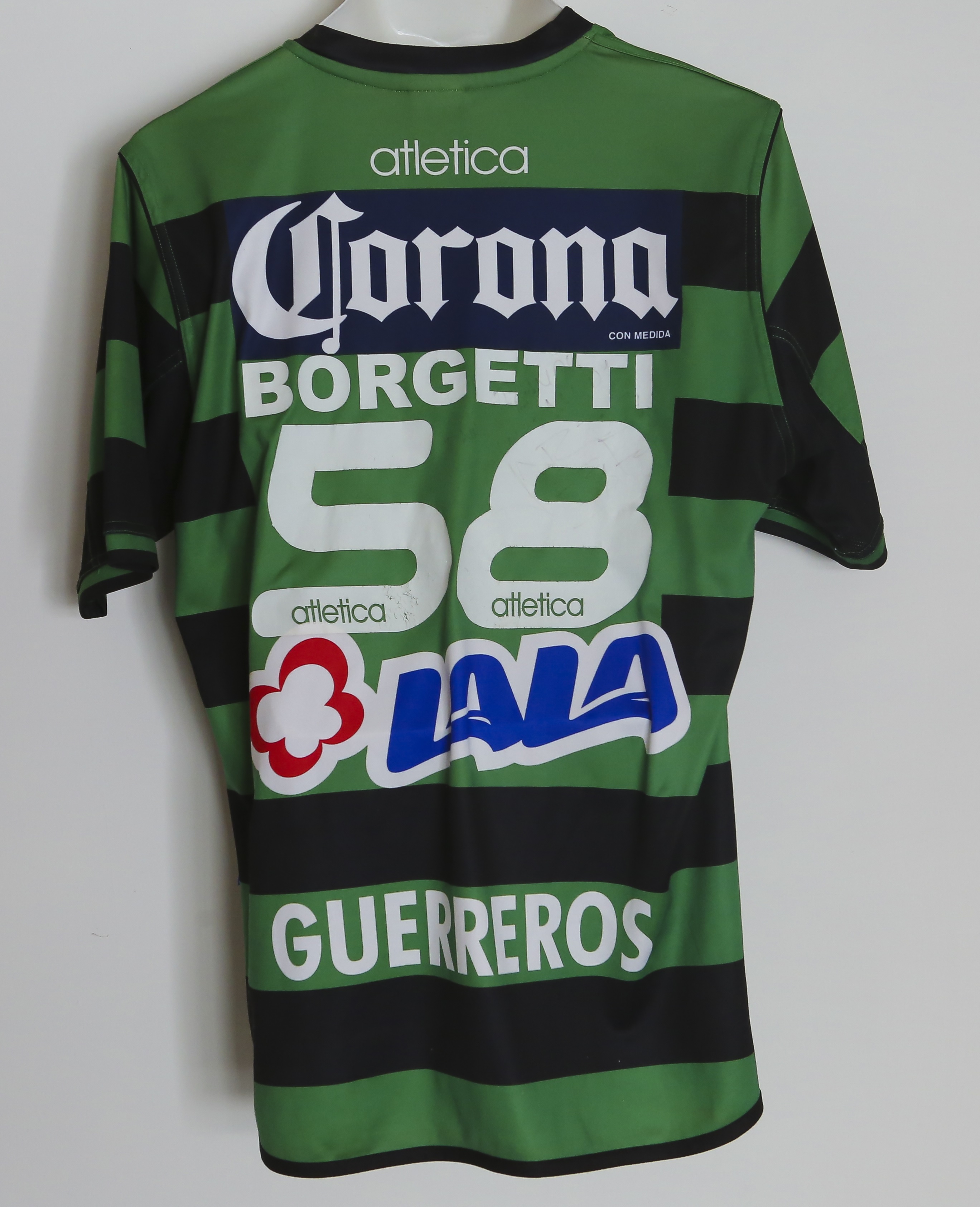 JERSEY VISITANTE AP. 02 Y CL. 03. JARED BORGETTI