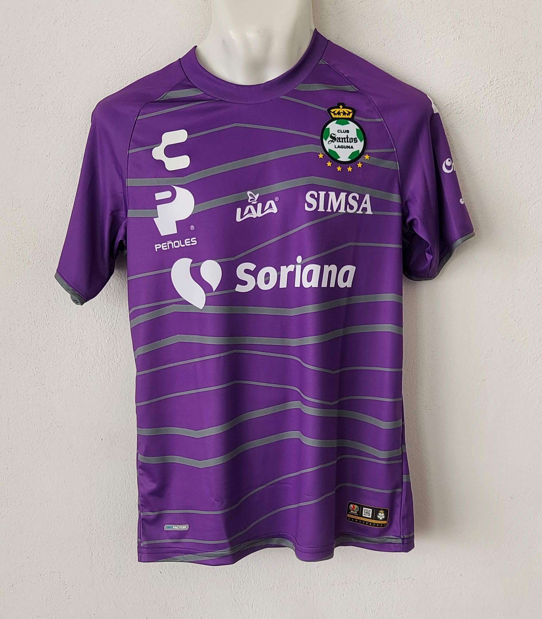 JERSEY PORTERO MORADO TORNEO AP.23 Y CLAUSURA 24.